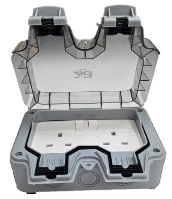 13A Double Socket Weather proof IP65