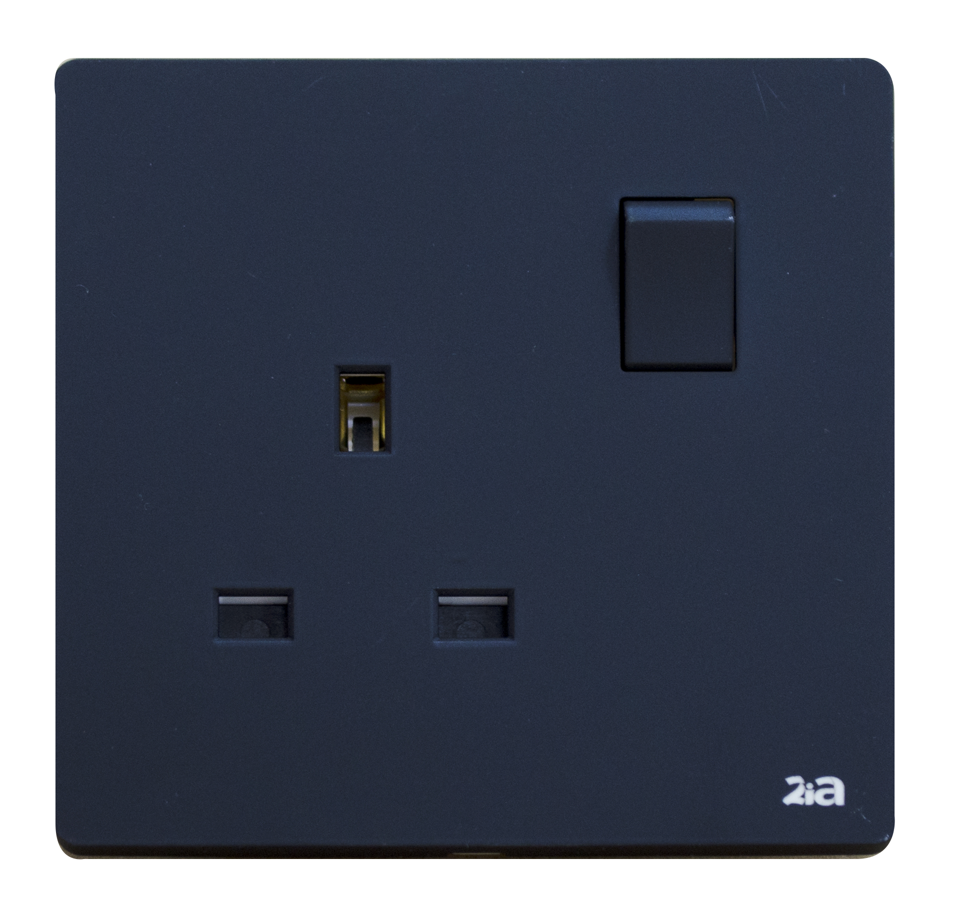 13A Switched Socket, SP -Black