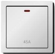 45A DP switch, neon  45A/250V~ 7X7 White