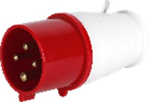 32A 4P Mobile Plug IP44
