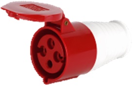 32A 4P Mobile Socket IP44