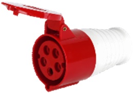 32A 5P Mobile Socket IP44