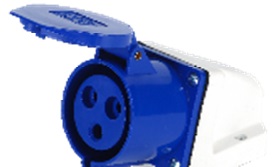 16A 3P-Wall Socket , IP44