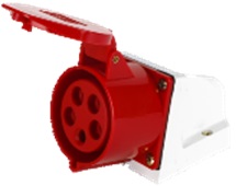 32A 5P Wall Socket IP44