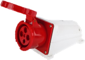 63A 4P Wall Socket IP67