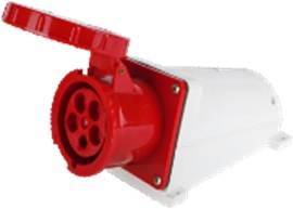 63A 5P Wall Socket IP67